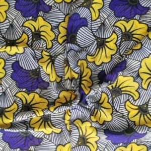 tissu soie wax africain fluide silk fabric fleur de mariage ,tissu en mousseline
