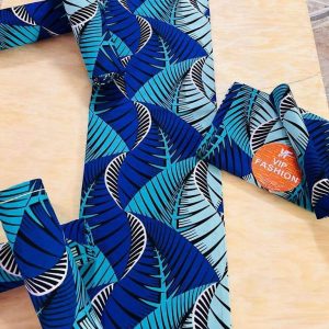 Tissu wax africain, imprimé wax, coupon wax, ankara wax fabric, 100% coton wax, wax fabrics, pagne africain, motif feuille bleu