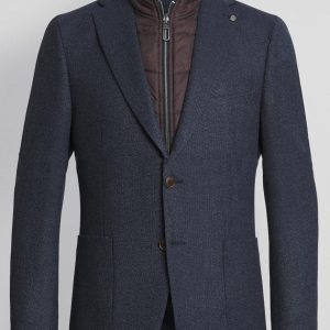 Digel - Earl - Veston Modern Fit avec rabat amovible