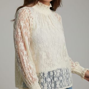 Top en dentelle ajouré