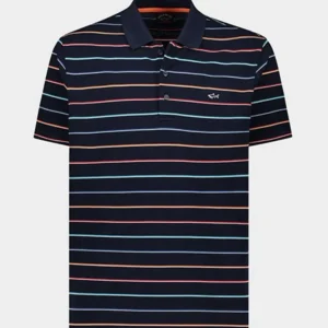Paul & Shark - Polo rayé manches courtes coton piqué
