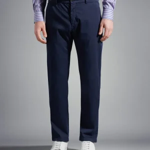 Paul & Shark - Pantalon chino de coton et soie extensible