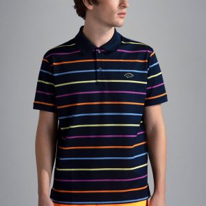Paul & Shark - Polo rayé manches courtes coton piqué