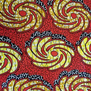 Coupon wax, motif africain, 100% coton, imprimé africain