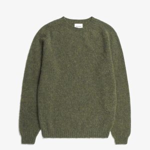 Norse Projects - Birnir Brushed Lambswool - Olive Night