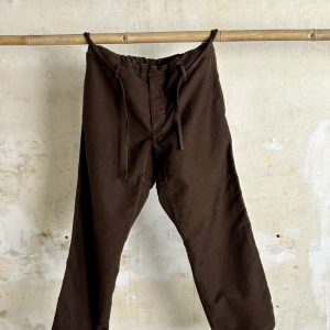Pantalon Kokoro / Moleskine /  Terre Brune / Jambe Droite