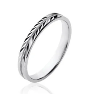 Alliance argent rhodié Victoria