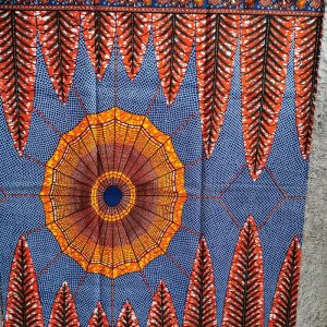 Tissu wax africain, imprimé wax , tissu wax 100% coton wax motif: Araignée