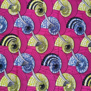 Coupon super wax, ankara wax, tissu wax africain, imprimé wax deseign