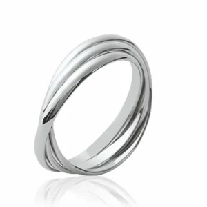 Bague 3 anneaux argent 925