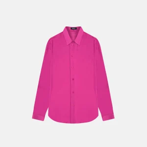 CHEMISE À MANCHE LONGUE OVERSIZE EN MOUSSELINE