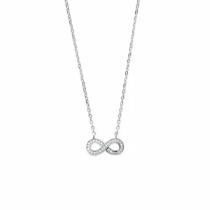 Collier infini argent rhodié Cosmos
