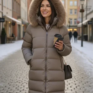 Paul & Shark Ladies - Manteau long matelassé de duvet pour femme