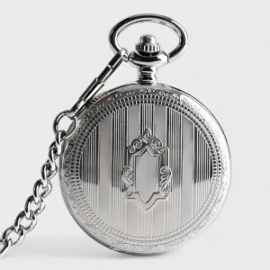 Montre À Gousset pour Homme en Argenté