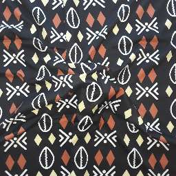 tissu soie wax africain fluide silk fabric