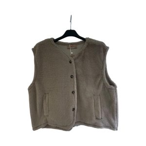 Gilet sans manche beige
