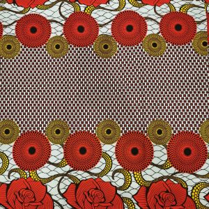 Tissu wax africain, imprimé 100% wax coton, coupon wax