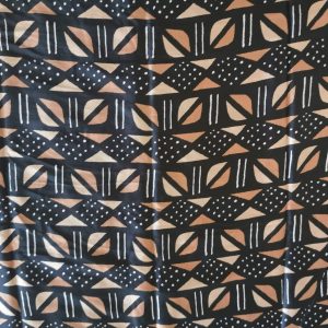 tissu soie motif bogolan