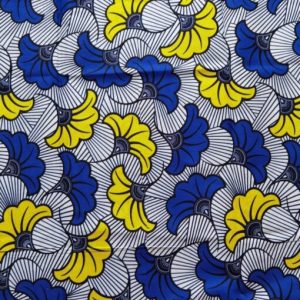 Coupon wax africain, imprimé africain, ankara wax , motif fleur de mariage
