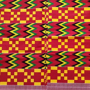 Tissu wax africain, imprime wax ,coupon wax , ankara 100% coton motif kenté