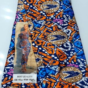 TISSU SOIE IMPRIMÉ MOTIF HIRONDELLE