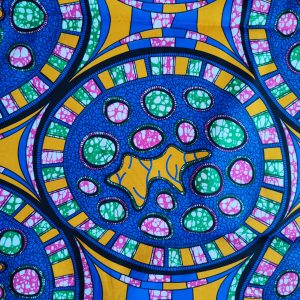 COUPON TISSU WAX DE QUALITE