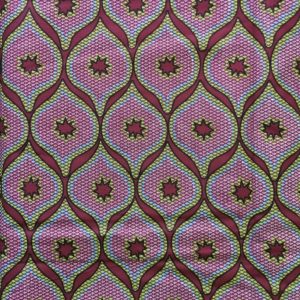 Coupon wax, tissu wax africain, 100% coton wax, imprimé africain, motif congres