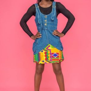 Robe en jean pièce unique