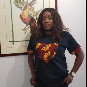 SHIRT FEMME  MOTIF AFRIQUE EN WAX