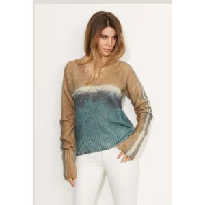 Pull en V 4 plies Cachemire 100%