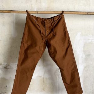 Pantalon Kokoro / Moleskine /  Brou de Noix / Jambe "Tapered"