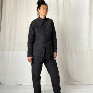 Pantalon Kokoro / Moleskine / Ardoise / Jambe "Tapered"