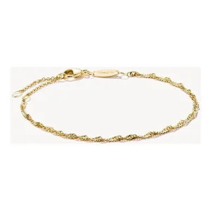 BRACELET CHARM DESIGN SINGAPOUR PLAQUÉ OR