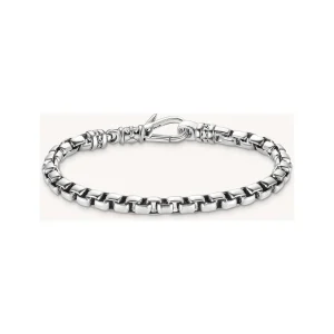 Bracelet Box Chain Argent