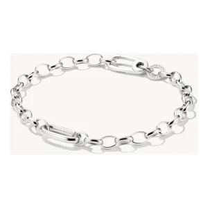 BRACELET CHARM AVEC UN CONNECT LINK ARGENT