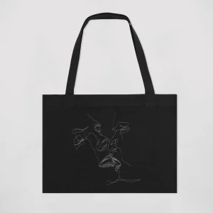 L'âme réveuse - Black tote bag