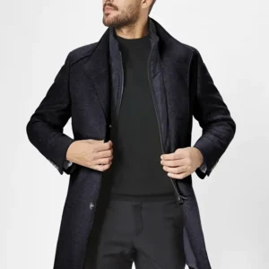 S4 JACKETS- Newton L - 74299 2529 - Manteau de laine avec insertion détachable