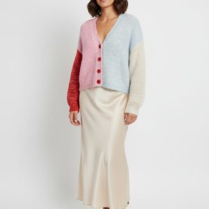 Cardigan multi-couleur