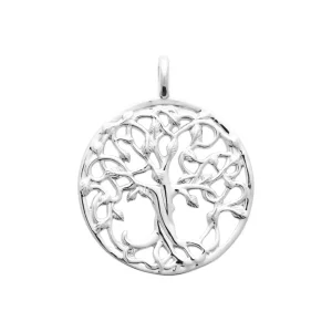 Pendentif arbre de vie argent rhodié Oriana