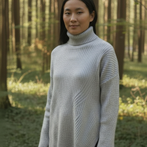 PULL MAILLE COTELE GRIS