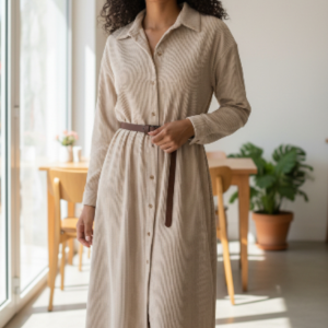 Robe velours fin blanc