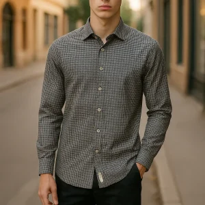 Bugatchi - James - Chemise manches longues à pois