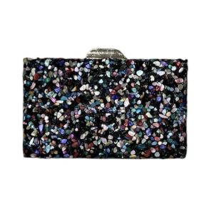 Pochette mosaïque noir