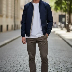 Paul & Shark - Blouson Eclisse Typhoon Platinum Reversible 2 en 1