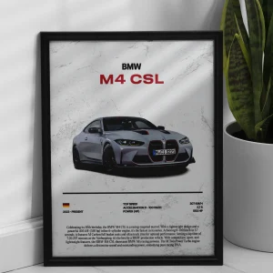 Poster BMW M4 CSL