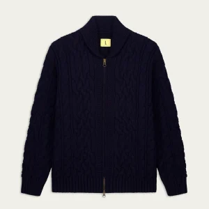 Nitto knitwear - Ohannes veste - Marine