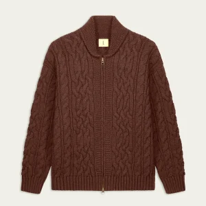 Nitto knitwear - Ohannes veste - Marron