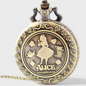 Montre de Poche Alice Au Pays Des Merveilles