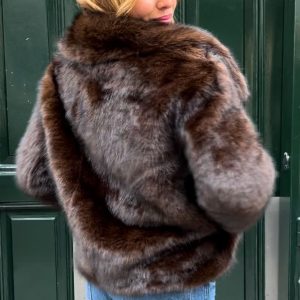 Grosse fourrure choco