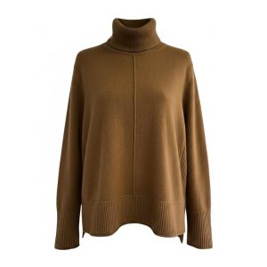 Pull col roulé Camel